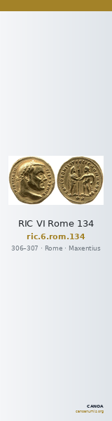 RIC VI Rome 134 — CANOA