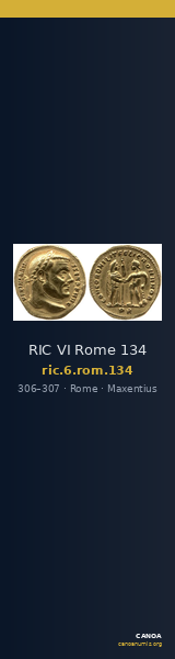 RIC VI Rome 134 — CANOA