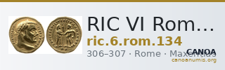 RIC VI Rome 134 — CANOA