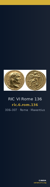 RIC VI Rome 136 — CANOA