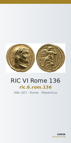 RIC VI Rome 136 — CANOA
