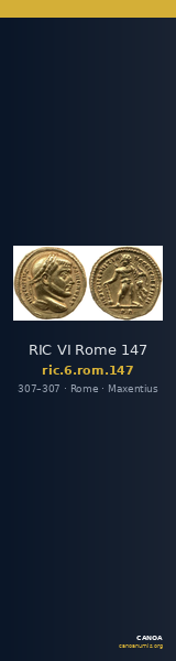 RIC VI Rome 147 — CANOA