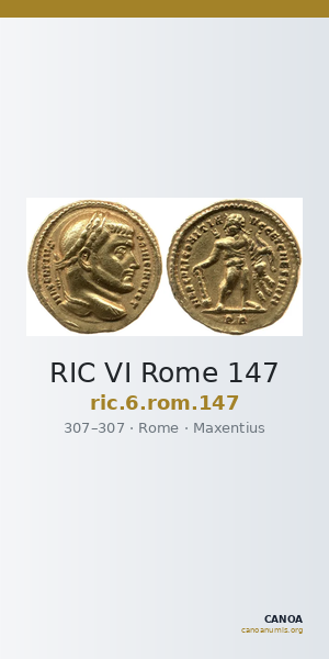 RIC VI Rome 147 — CANOA