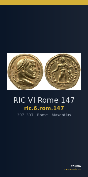 RIC VI Rome 147 — CANOA