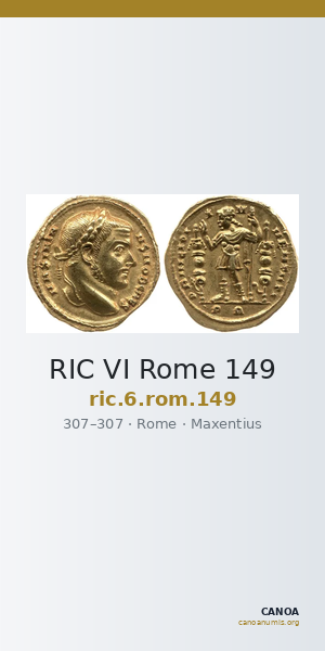 RIC VI Rome 149 — CANOA