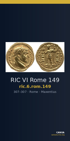 RIC VI Rome 149 — CANOA