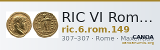 RIC VI Rome 149 — CANOA
