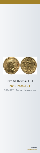 RIC VI Rome 151 — CANOA