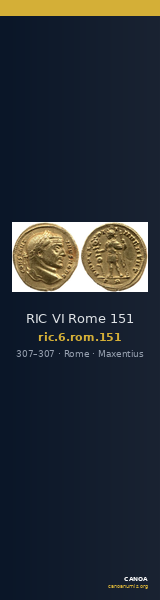 RIC VI Rome 151 — CANOA