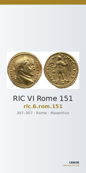 RIC VI Rome 151 — CANOA