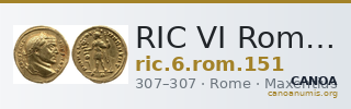 RIC VI Rome 151 — CANOA