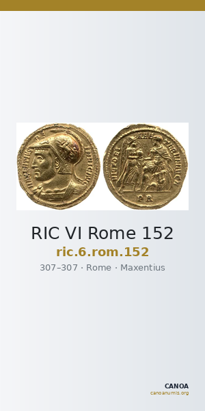 RIC VI Rome 152 — CANOA
