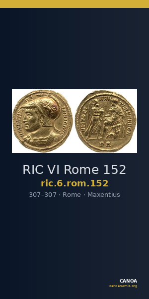 RIC VI Rome 152 — CANOA