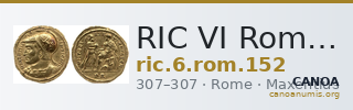 RIC VI Rome 152 — CANOA