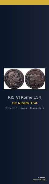 RIC VI Rome 154 — CANOA