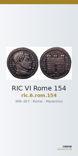 RIC VI Rome 154 — CANOA