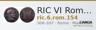 RIC VI Rome 154 — CANOA