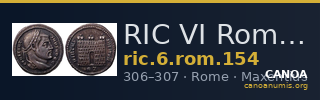 RIC VI Rome 154 — CANOA