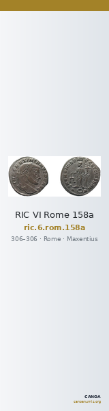 RIC VI Rome 158a — CANOA