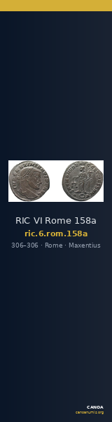 RIC VI Rome 158a — CANOA