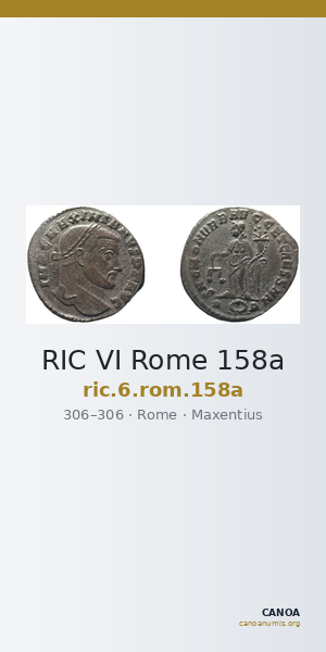 RIC VI Rome 158a — CANOA