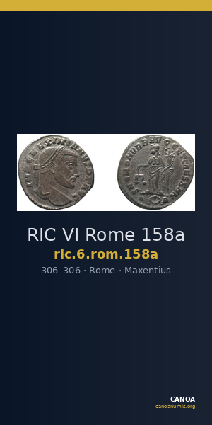 RIC VI Rome 158a — CANOA