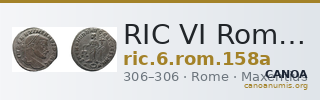 RIC VI Rome 158a — CANOA