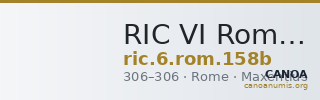 RIC VI Rome 158b — CANOA