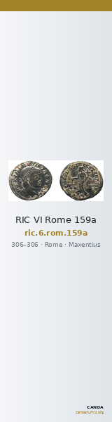 RIC VI Rome 159a — CANOA