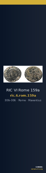 RIC VI Rome 159a — CANOA