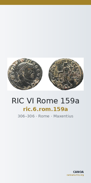 RIC VI Rome 159a — CANOA