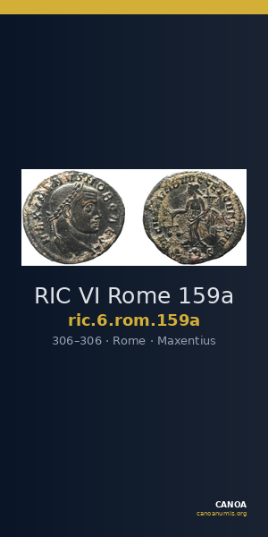 RIC VI Rome 159a — CANOA
