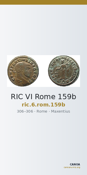 RIC VI Rome 159b — CANOA