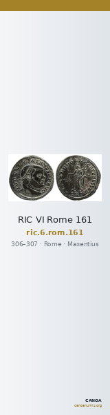 RIC VI Rome 161 — CANOA