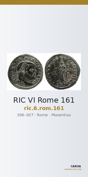 RIC VI Rome 161 — CANOA