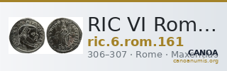 RIC VI Rome 161 — CANOA