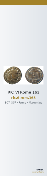 RIC VI Rome 163 — CANOA