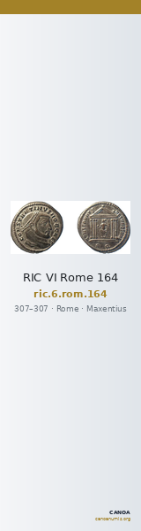 RIC VI Rome 164 — CANOA