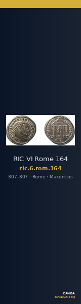RIC VI Rome 164 — CANOA