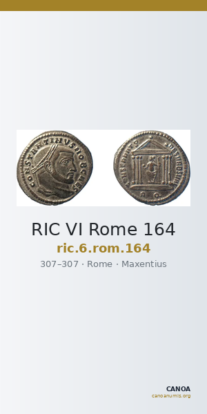 RIC VI Rome 164 — CANOA
