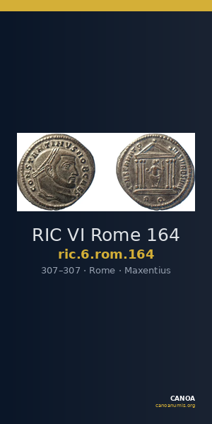 RIC VI Rome 164 — CANOA