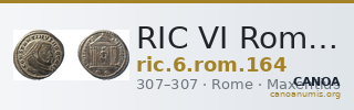 RIC VI Rome 164 — CANOA