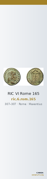 RIC VI Rome 165 — CANOA