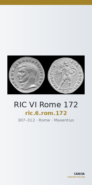 RIC VI Rome 172 — CANOA