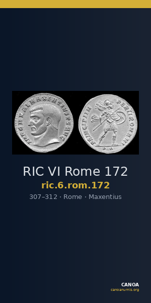 RIC VI Rome 172 — CANOA