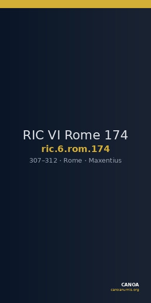 RIC VI Rome 174 — CANOA