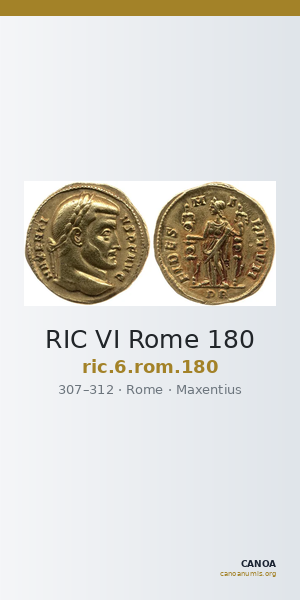RIC VI Rome 180 — CANOA