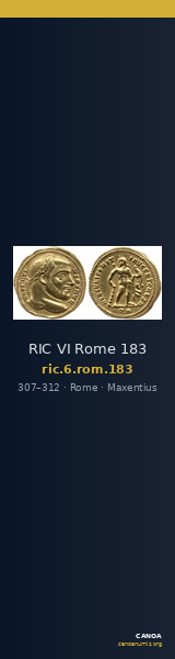 RIC VI Rome 183 — CANOA