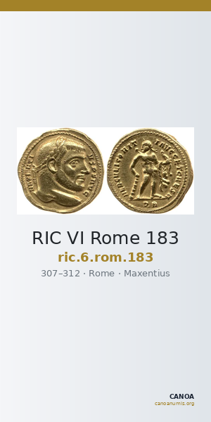 RIC VI Rome 183 — CANOA