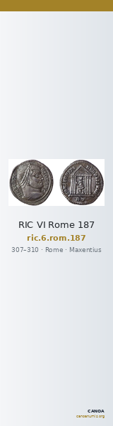 RIC VI Rome 187 — CANOA